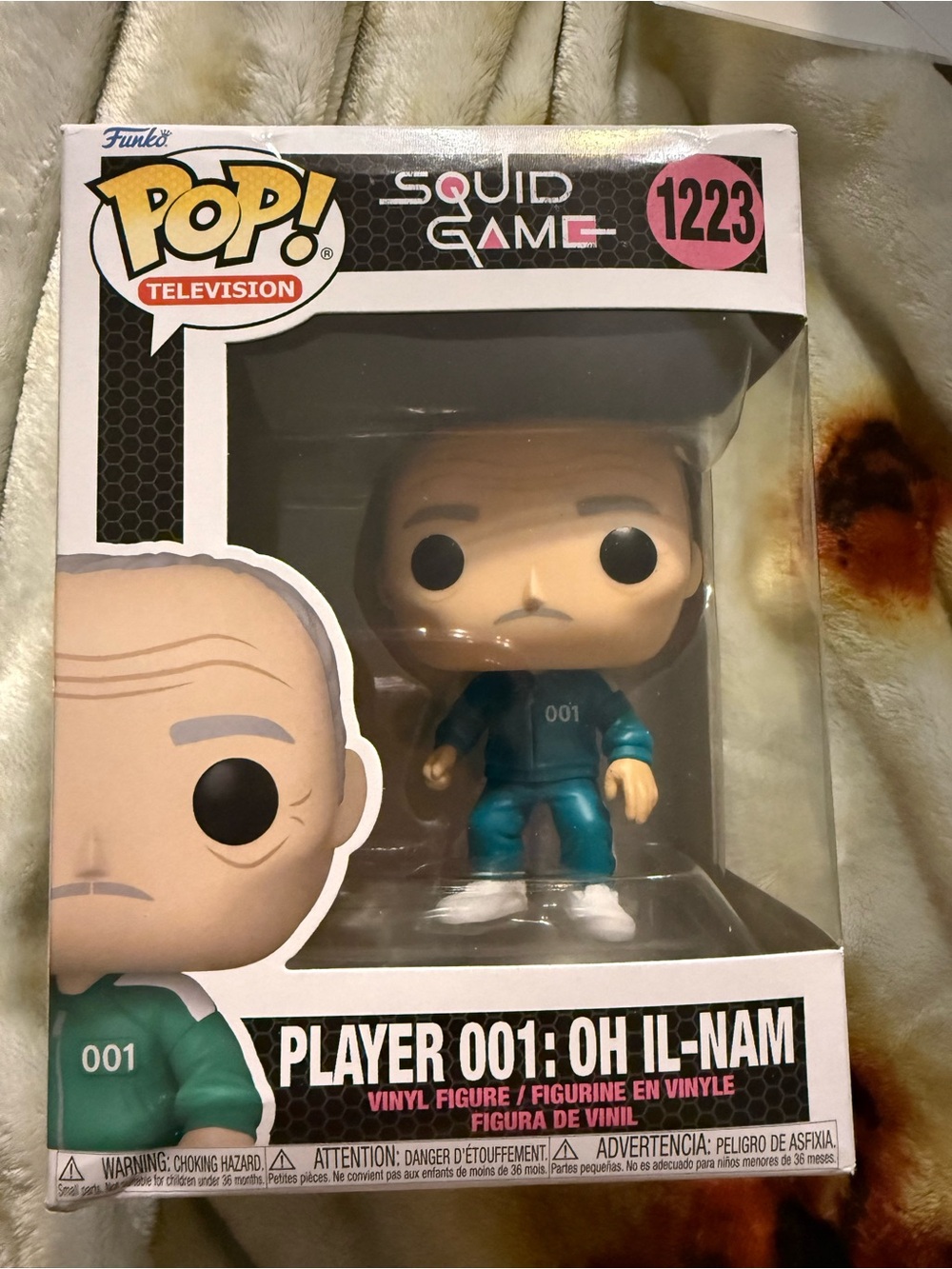 Funko Television Squid Game Player 001 Oh Il-Nam Vinyl Figure - Teal
